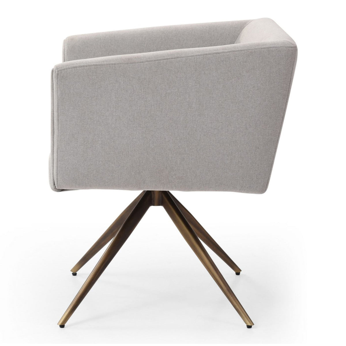 Riaglow Light Grey Fabric Dining Chair