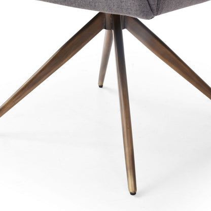 Riaglow Dark Grey Fabric Dining Chair