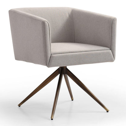 Riaglow Light Grey Fabric Dining Chair
