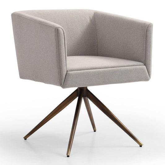 Riaglow Light Grey Fabric Dining Chair