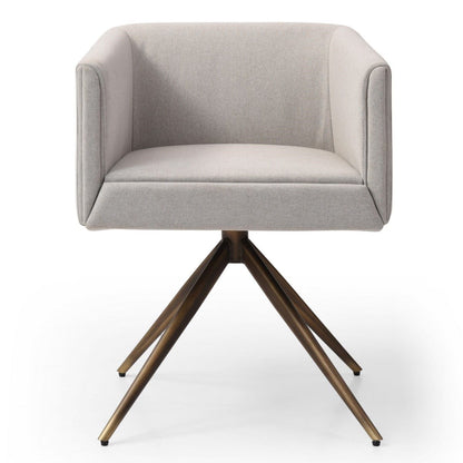 Riaglow Light Grey Fabric Dining Chair