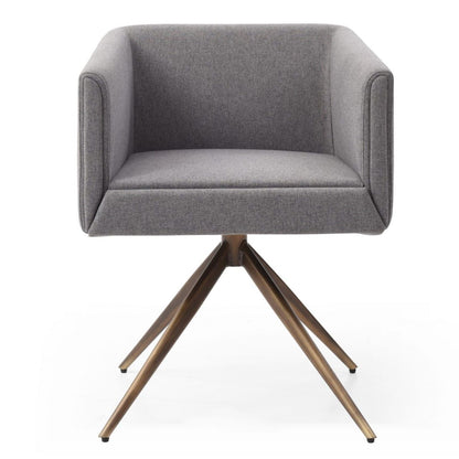 Riaglow Dark Grey Fabric Dining Chair