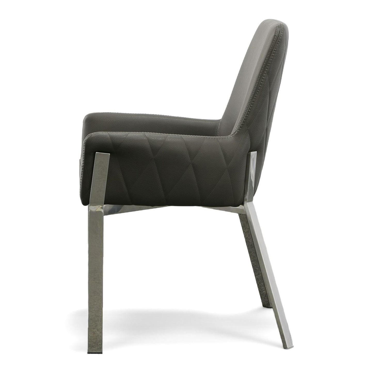 Robin Grey Bonded Leather Dining Chair