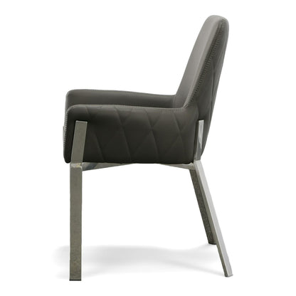 Robin Grey Bonded Leather Dining Chair