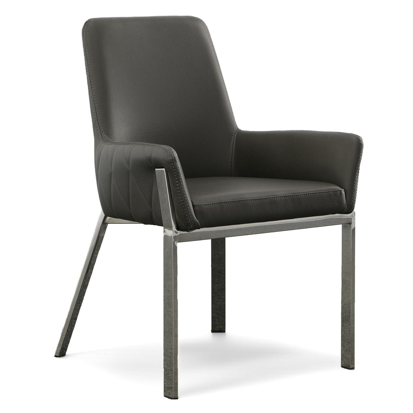 Robin Grey Bonded Leather Dining Chair