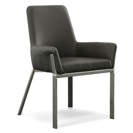 Robin Grey Bonded Leather Dining Chair