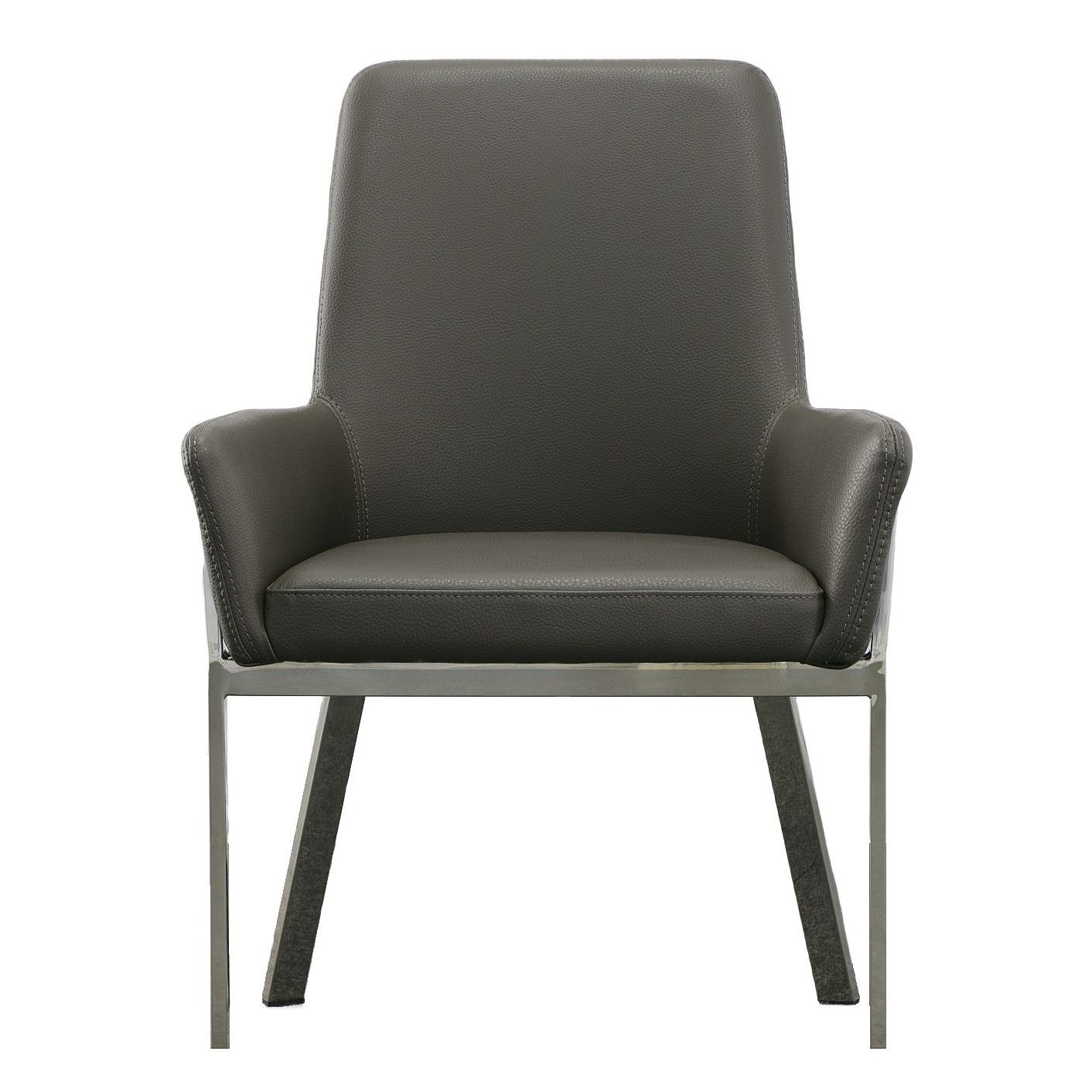 Robin Grey Bonded Leather Dining Chair