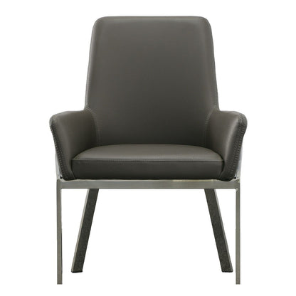 Robin Grey Bonded Leather Dining Chair
