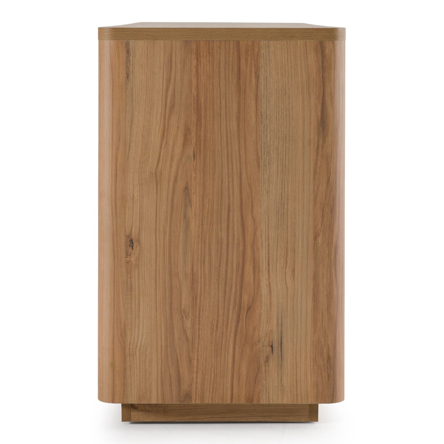 Roma Modern Oak and Gold Six‑Drawer Dresser