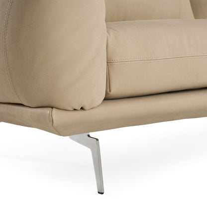 Saint Tropez Modern Italian Desert Leather Sofa