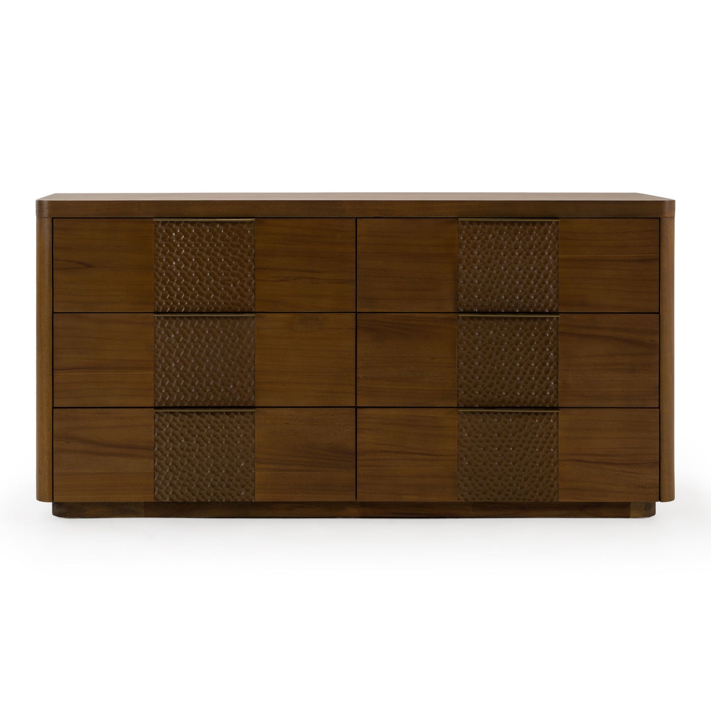Salazar Modern Acacia Wood Dresser with Soft‑Closing Drawers
