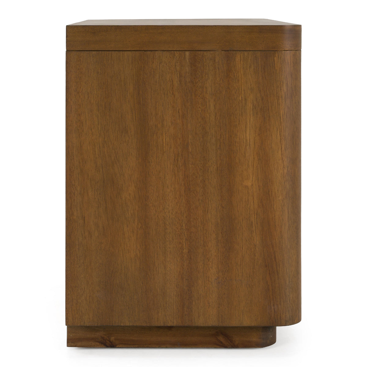 Salazar Modern Acacia Nightstand with Soft‑Closing Drawers