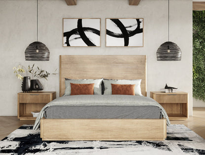 Nova Domus Santa Monica - Modern Natural Oak Bedroom Set