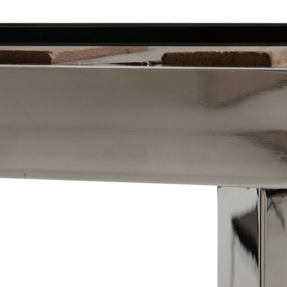 Santiago Rectangular Wood Mosaic Dining Table