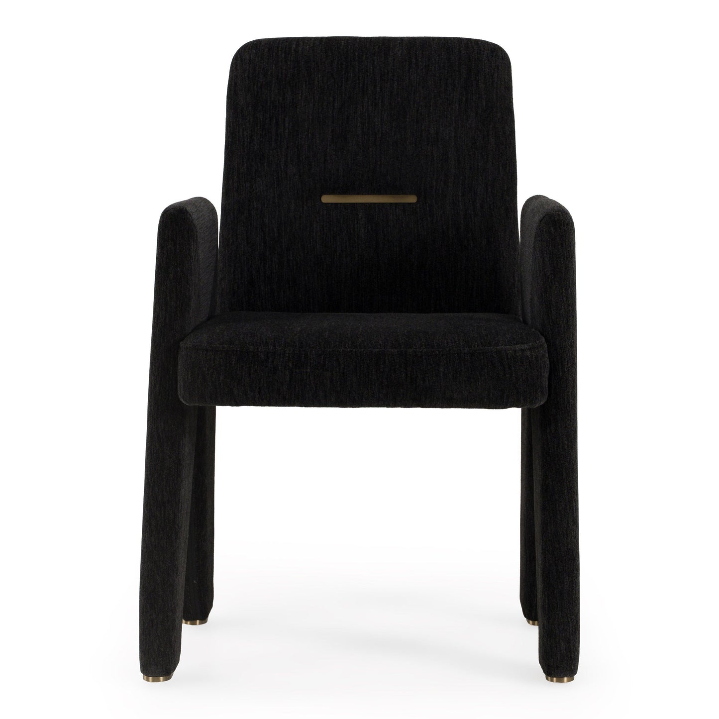 Scahill Modern Black Fabric Dining Chair