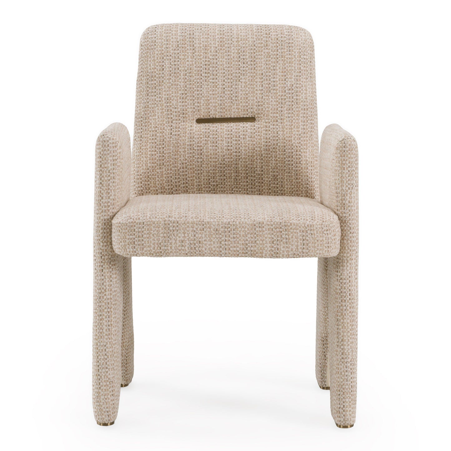 Scahill Modern Beige Fabric Dining Chair