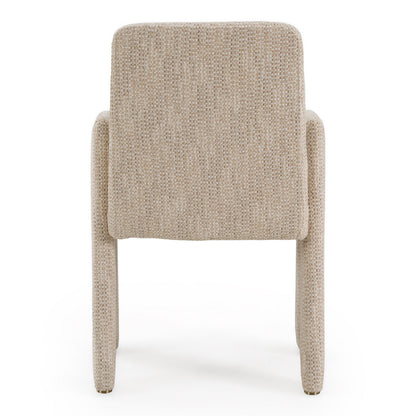 Scahill Modern Beige Fabric Dining Chair