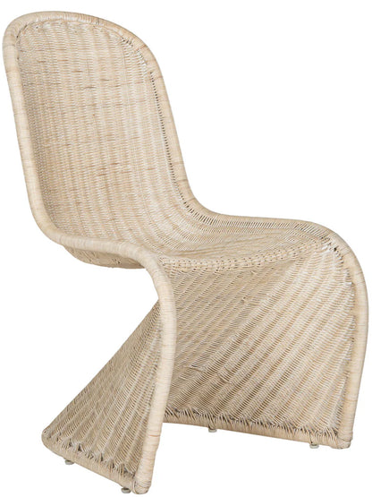 Tana Wicker Side Chair - Elegant and Comfortable Seating with a Natural, Coastal Vibe for Any Room