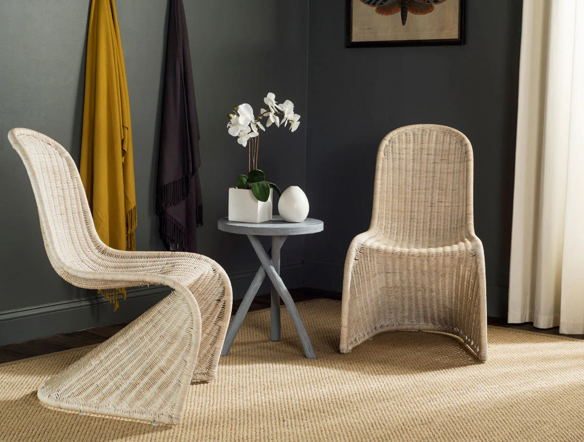 Tana Wicker Side Chair - Elegant and Comfortable Seating with a Natural, Coastal Vibe for Any Room