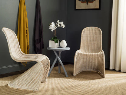 Tana Wicker Side Chair - Elegant and Comfortable Seating with a Natural, Coastal Vibe for Any Room