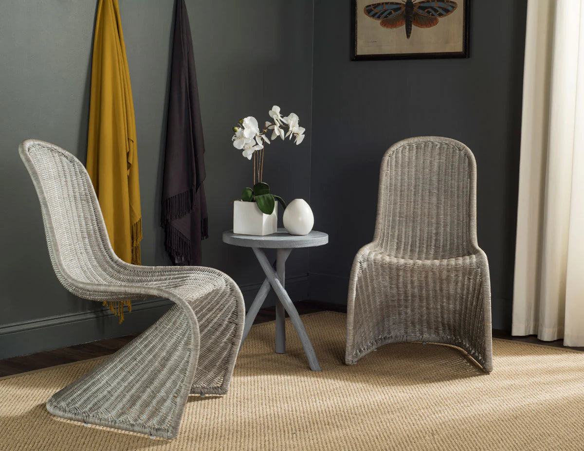 Tana Wicker Side Chair - Elegant and Comfortable Seating with a Natural, Coastal Vibe for Any Room