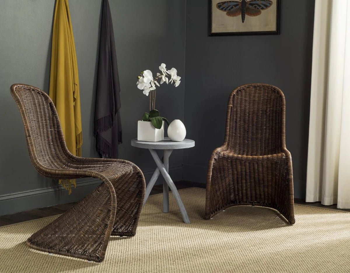 Tana Wicker Side Chair - Elegant and Comfortable Seating with a Natural, Coastal Vibe for Any Room