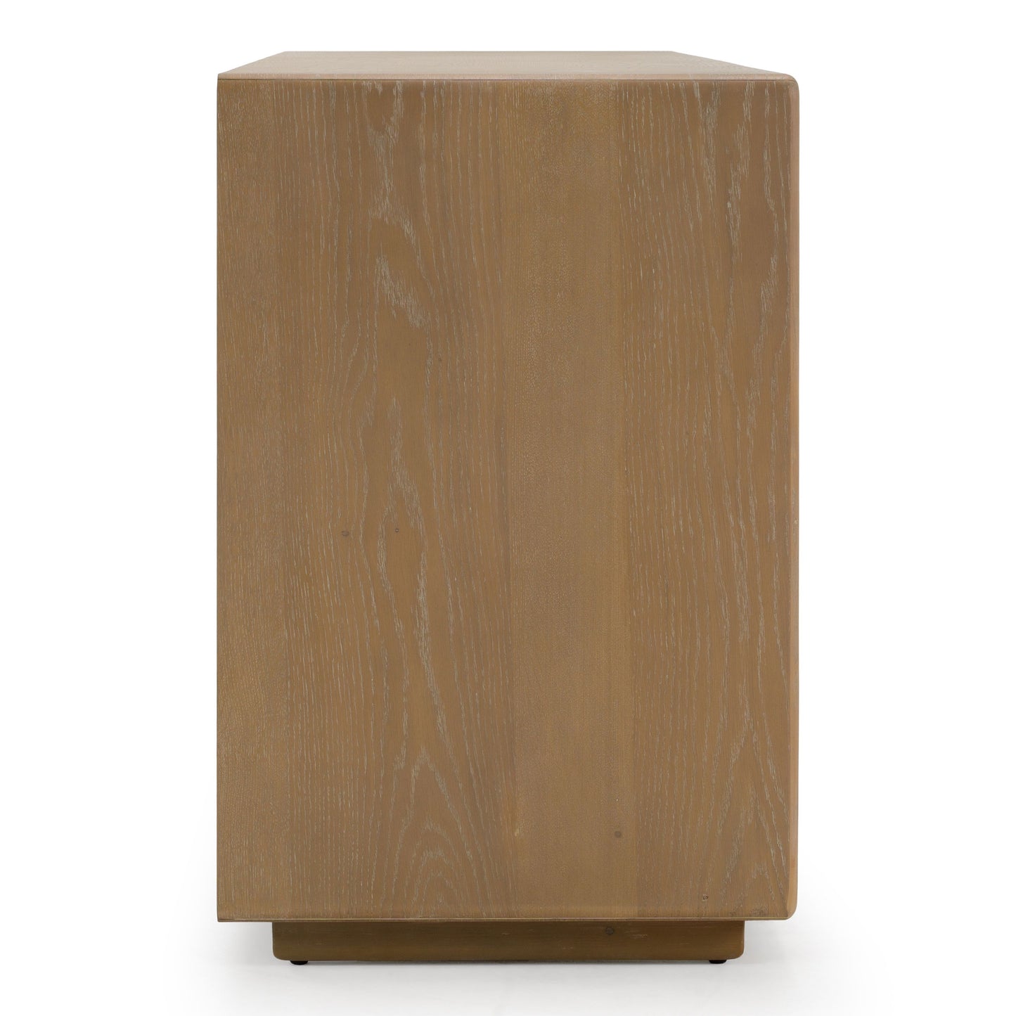 Sergio Modern Natural Oak Dresser with Rattan Drawer Fronts