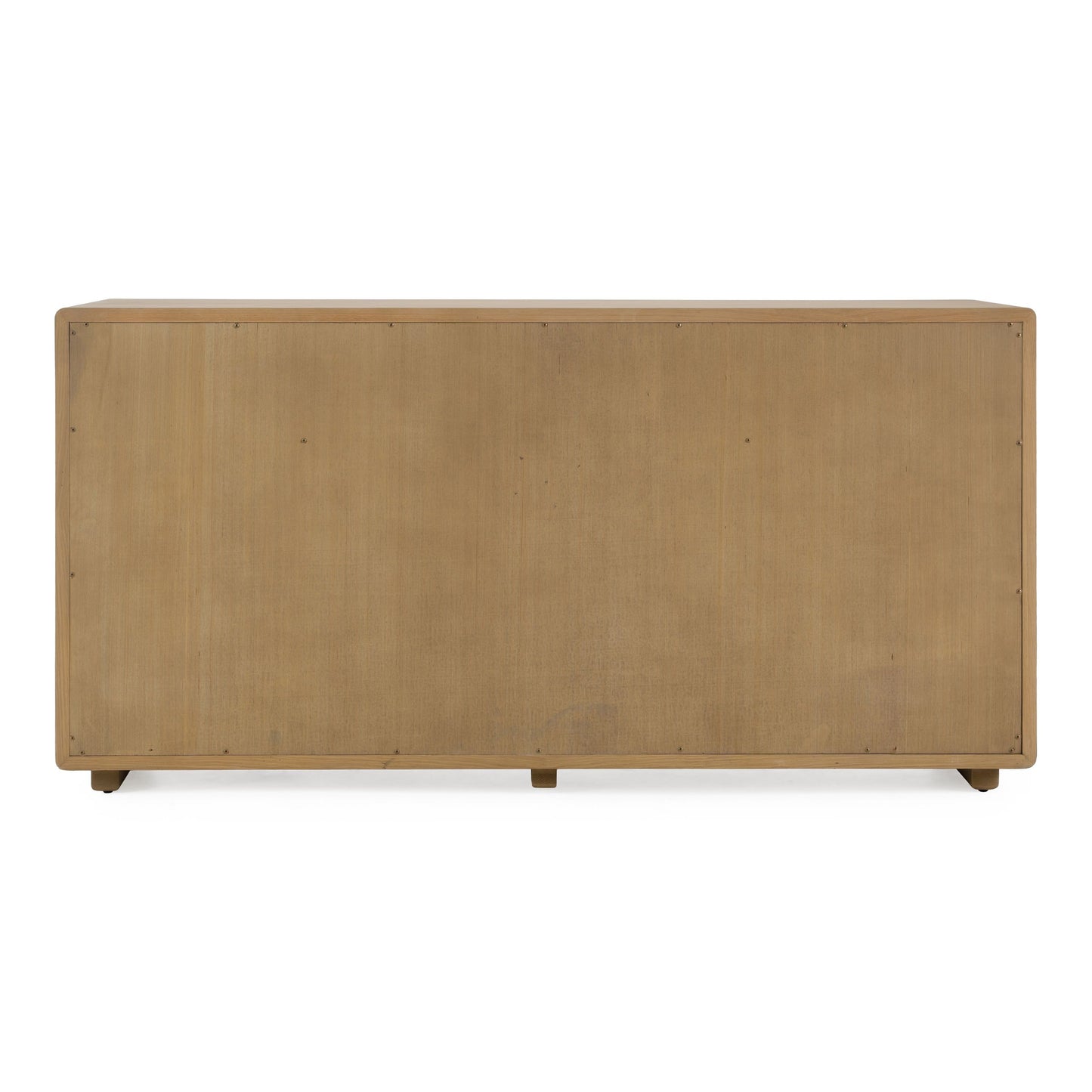 Sergio Modern Natural Oak Dresser with Rattan Drawer Fronts