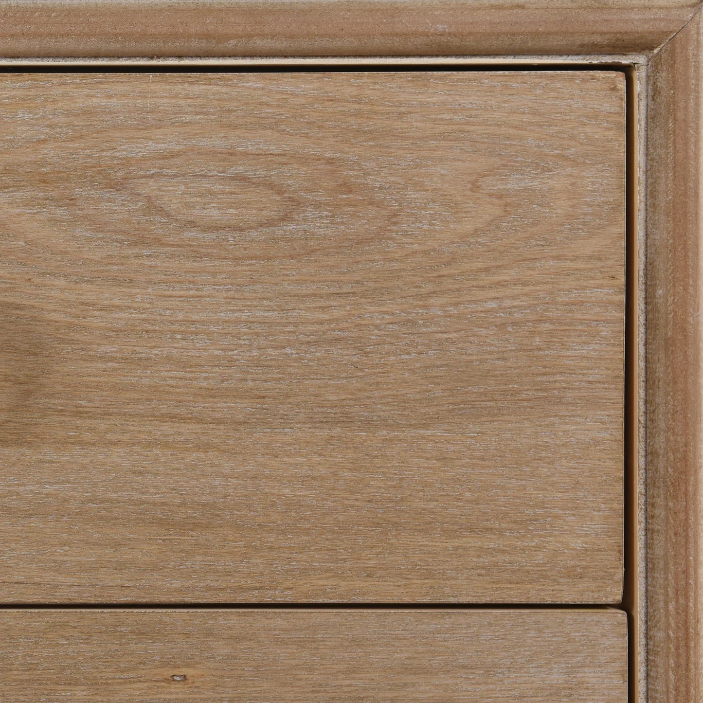 Augusta Cabinet Two Door and Three Drawer Cabinet Weathered Oak Finish