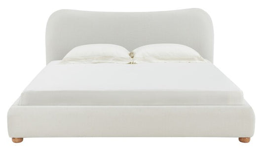 Beccarose Bouclé King Bed – Elegant Upholstered Bed with Soft Bouclé Fabric for a Cozy, Stylish Bedroom