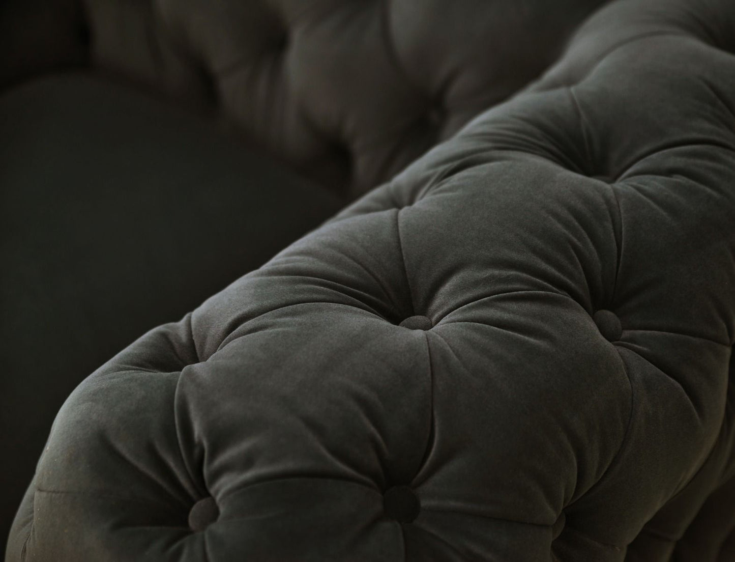 Divani Casa Sheila Modern Dark Grey Fabric Sofa Set