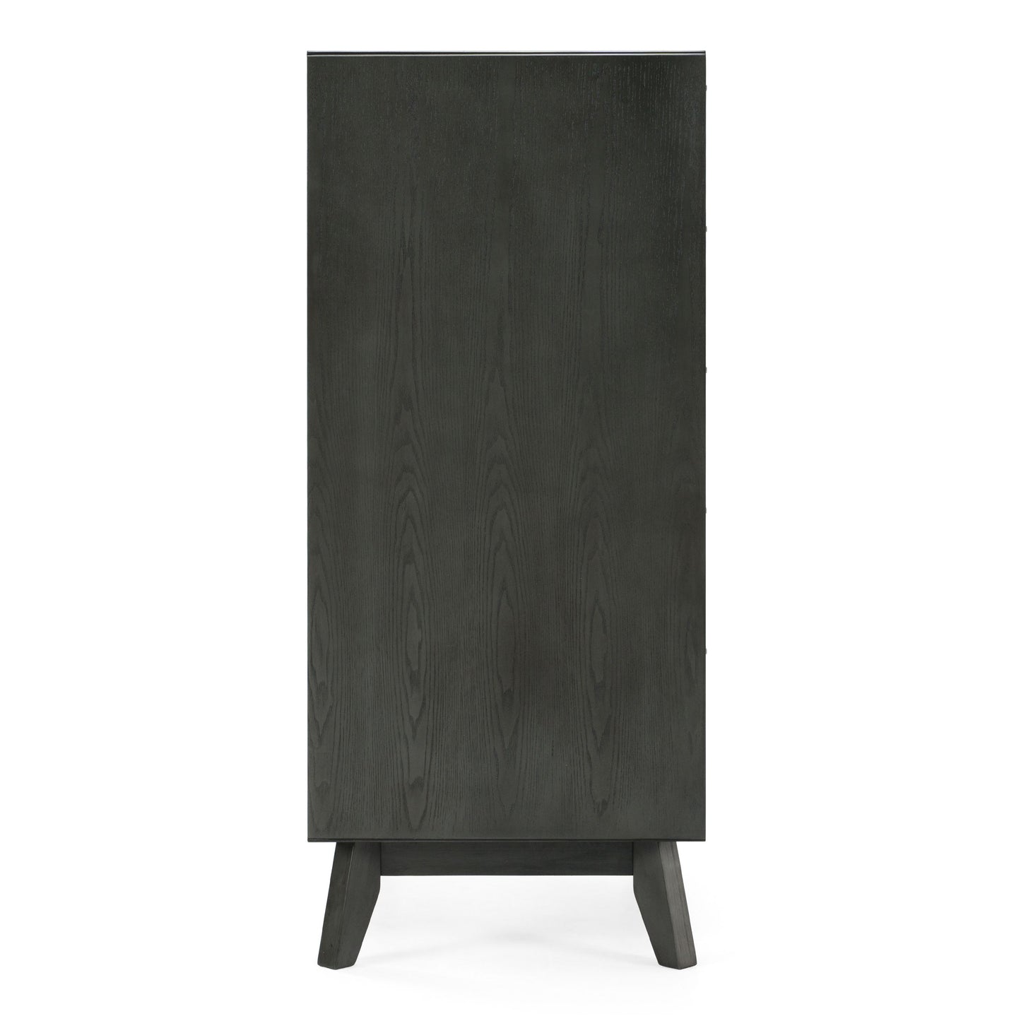Soria Grey Wash Veneer Chest with 5 Drawers