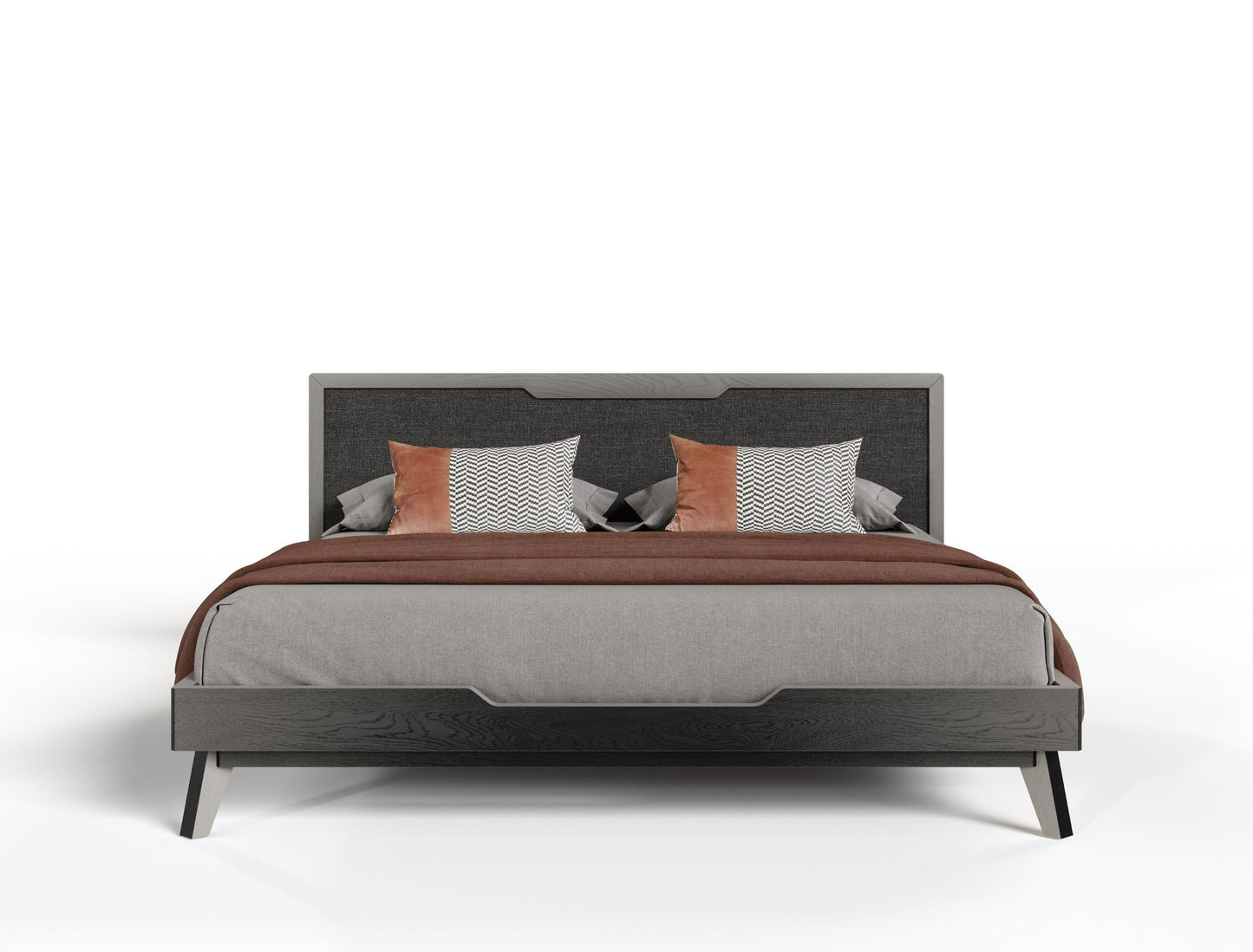 Soria Grey Wash Bedroom Set with Upholstered Bed