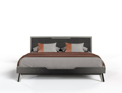 Soria Grey Wash Bedroom Set with Upholstered Bed