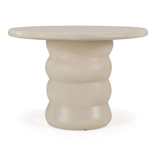 Sosso Modern Sand Fiberform Round Dining Table