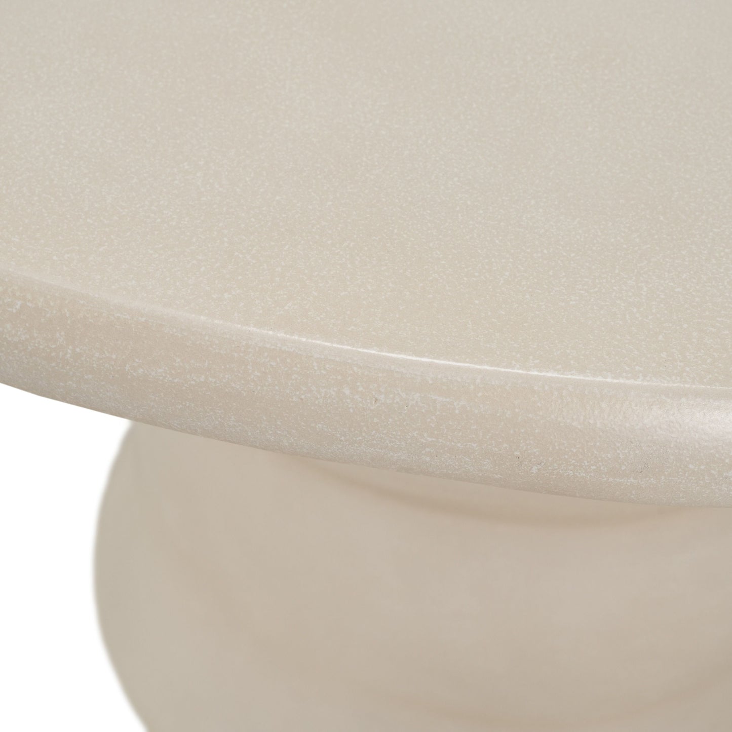 Sosso Modern Sand Fiberform Round Dining Table