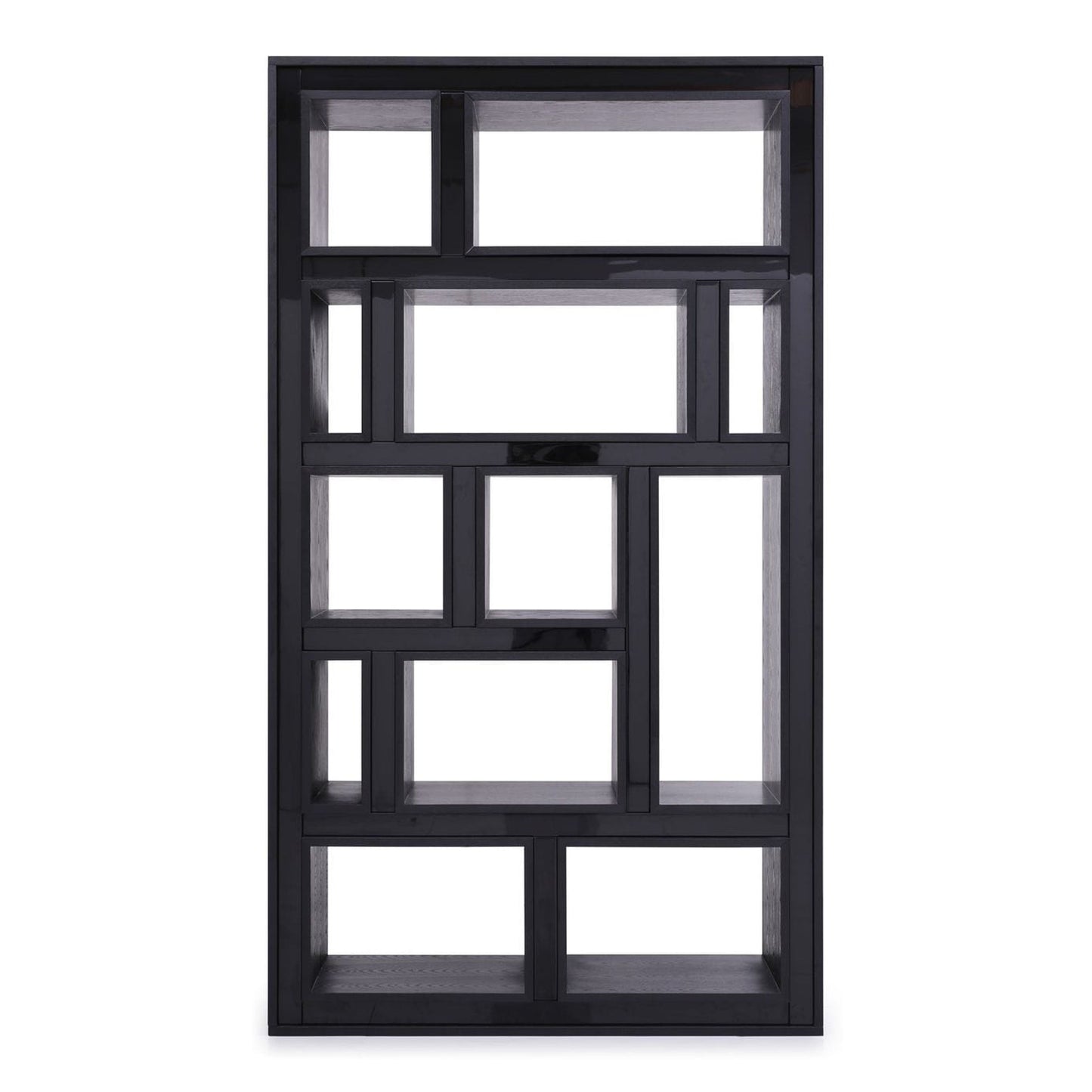 Suffolk Black Ash Tall Bookcase