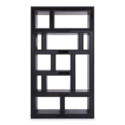 Suffolk Black Ash Tall Bookcase
