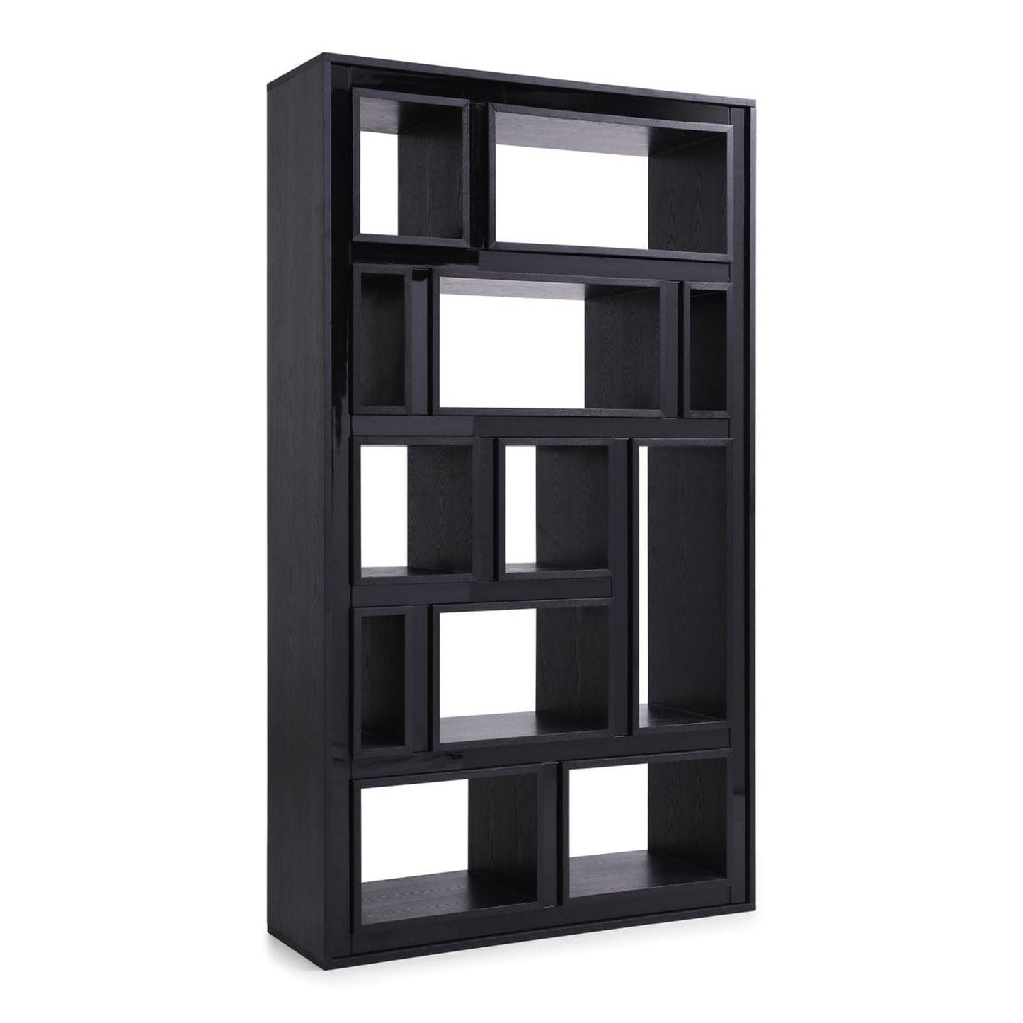 Suffolk Black Ash Tall Bookcase