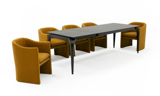 Modrest Suri Extendable Dining Table β Modern Black Ceramic with Versatile 71β/94.5β Length