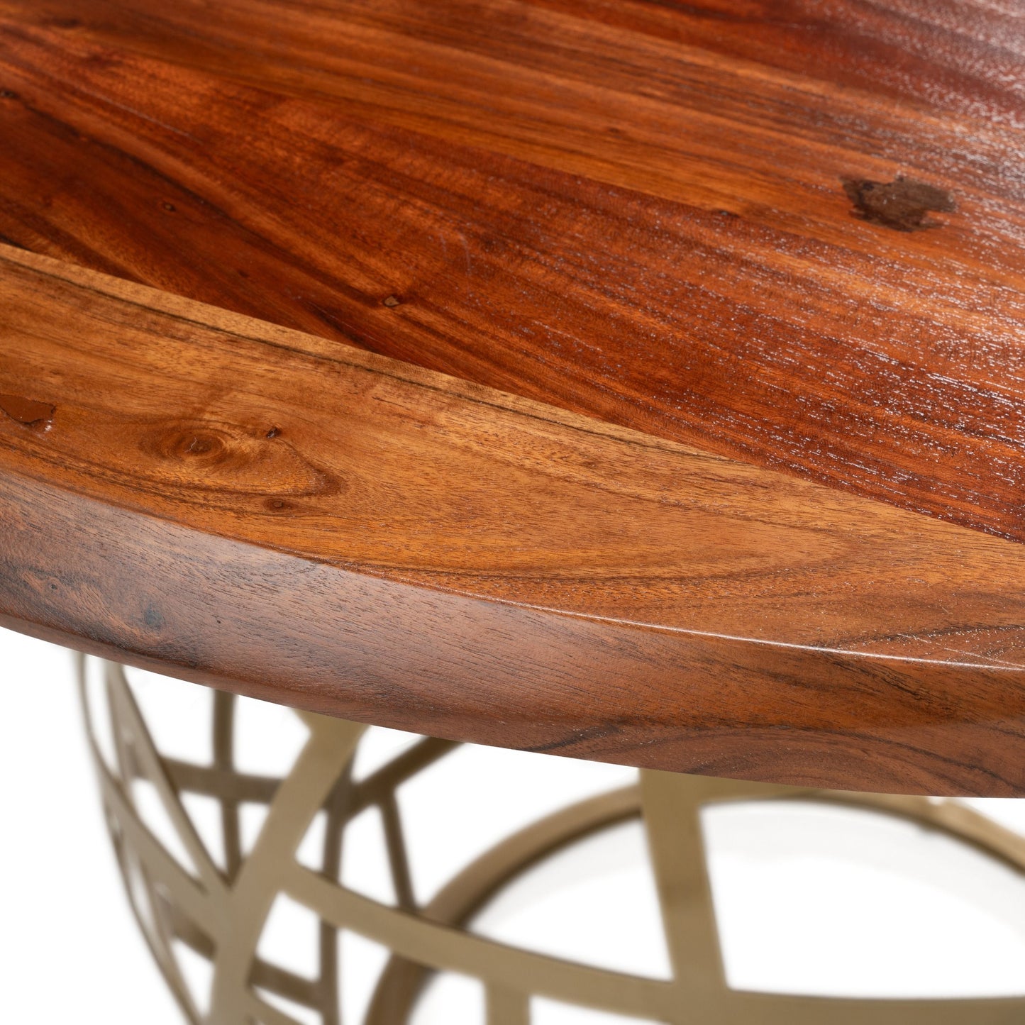 Taylor Round 47 Live Edge Dining Table