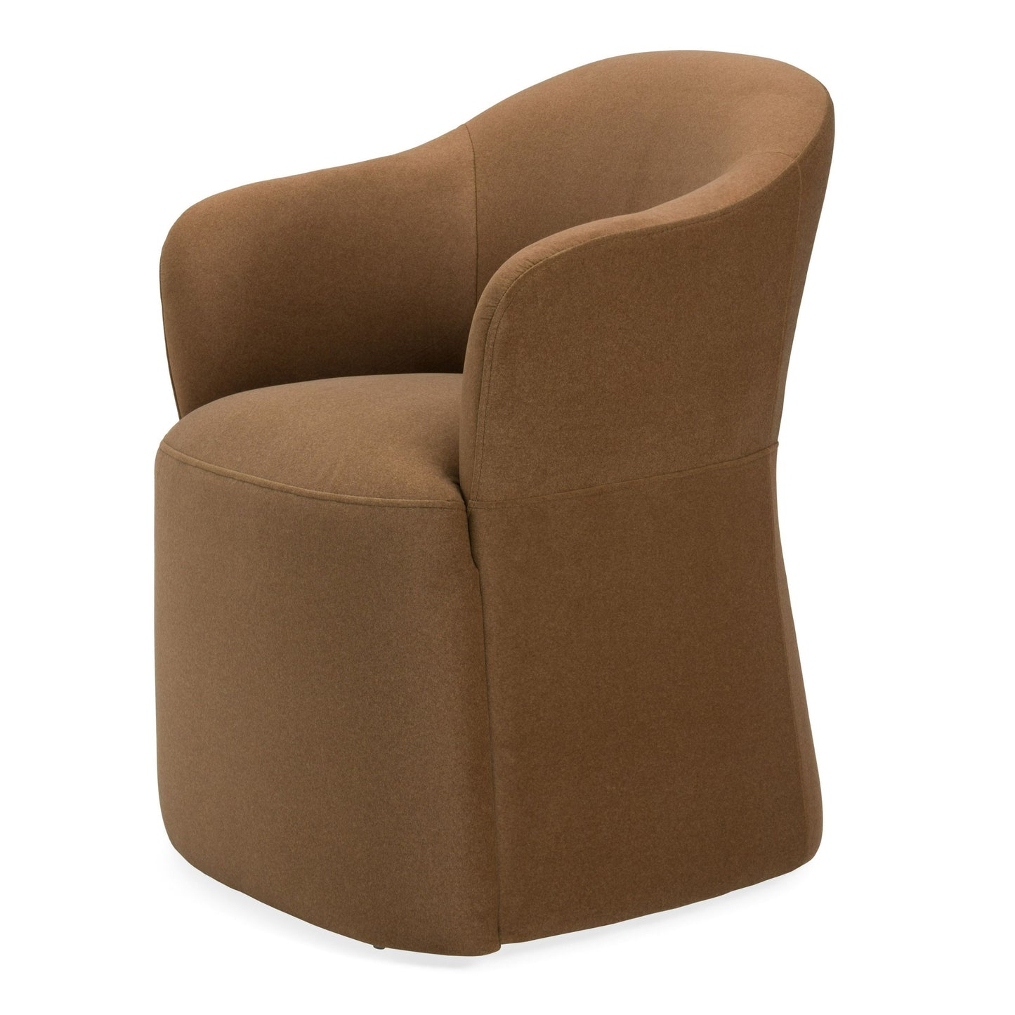 Modrest Timothy - Modern Brown Fabric Dining Chair