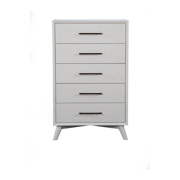 Tranquility White Chest - Elegant Multi-Drawer Storage Solution