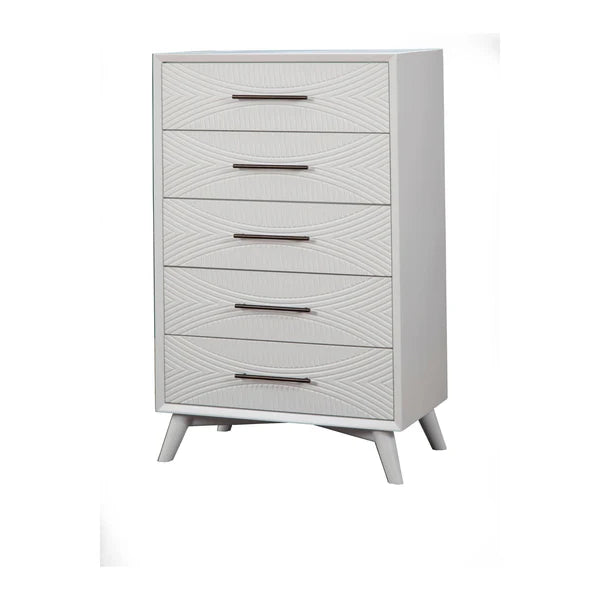 Tranquility White Chest - Elegant Multi-Drawer Storage Solution