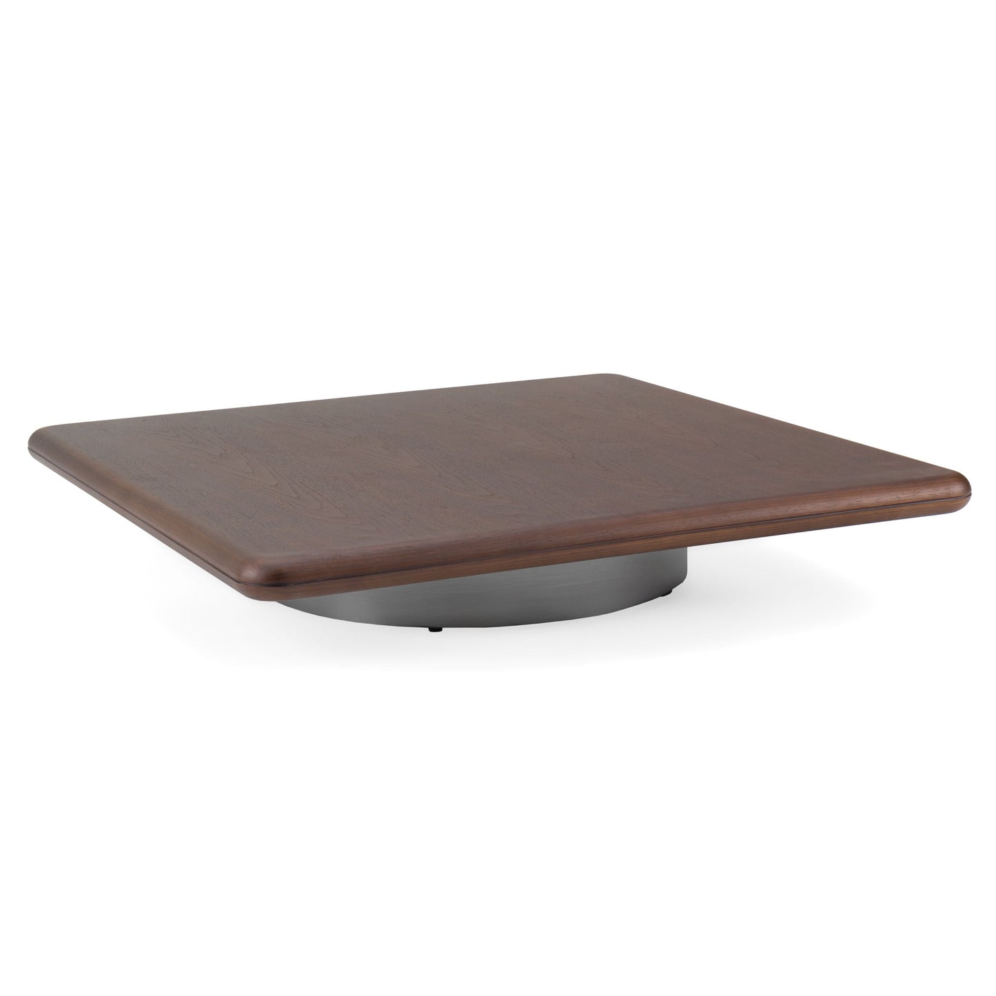 Valley Modern Walnut Titanium Low Coffee Table