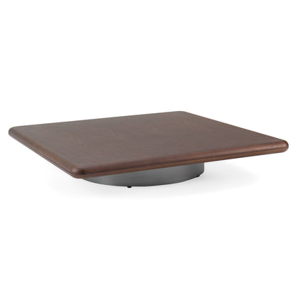 Valley Modern Walnut Titanium Low Coffee Table