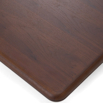 Valley Modern Walnut Titanium Low Coffee Table