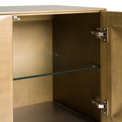Vanguard Buffet Antique Brass Finish with Geometric