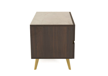 Nova Domus Velondra Modern Eucalypto & Marble 4-Piece Bedroom Set – Contemporary Luxury Furniture