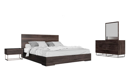 Benzon Italian Dark Rovere Platform bed